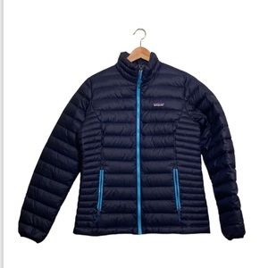 Patagonia navy jacket . Size M